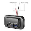 Miniatyrbild 3 av 5: USB C Billaddare till QC 3.0 18W Typ C PD Snabbladdare Billaddare Anpassa Dropship GS