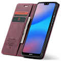 Miniatyrbild 2 av 5: For Huawei P20 Lite Caseme 013 Series Simple Card Version Convenient Leather Case GS