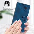 Pikkukuva 4 / 5: Präglat PU-kotelo Infinix Zero 30 5G[D]:lle Blue