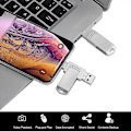 Pikkukuva 4 / 5: WJTG RICHWELL 256GB Suuri tallennustila USB-muistitikku iPhonelle Android-datan tallennukseen USB-muistitikku J GS Black Style A
