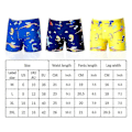 Miniatyrbild 2 av 3: Barn Badbyxor Poolshorts Badbyxor Strandkläder Tecknad G Blue XL