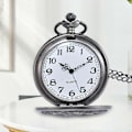 Miniatyrbild 3 av 5: Vintage Brons Drake Game of Thrones Herr Quartz Fickur Hängsmycke Halsband Black