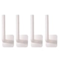 Miniatyrbild 1 av 5: 1/2/4 st Punch-Free Hattställ â€‹Krokar Set Hushåll Vattentät Vägg Hängare för Sovrum Hem 4pcs