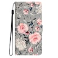 Miniatyrbild 5 av 5: Fodral för Samsung Galaxy A25 5G i PU-läder med 3D-mönster, plånboksdesign Flowers