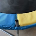 Miniatyrbild 3 av 4: Trampolinskydd, Skum Säkerhetsskyddande Fjäderskydd för Trampolinskydd mot Väder och Skräp Diameter 140cm