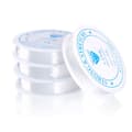 2-pak Transparent elastisk tråd til smykkefremstilling 0.8mm