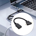 Miniatyrbild 2 av 5: Högkvalitativ Klar Hdmis till Mini Micros Hdmis Adapter Guldpläterade Kontakter 2pc