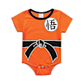 Miniatyrbild 2 av 4: Son Goku Kläder Sommar Baby Nyfödd Baby Pojke Flicka Romper Bodysuit Jumpsuit Solskyddsdräkt Tecknade Kläder HY2274 70(3-6months)