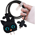 Miniatyrbild 1 av 5: Tecknad DIY Kabelskydd för iPhone Laddare, 3D Kawaii Katt Design, Datakabelskydd USB Sladdskydd Laddarskydd Kompatibel med iPhone GS