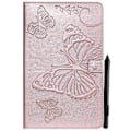 Pikkukuva 1 / 5: Tabletin nahkainen kääntökotelo Samsung Galaxy Tab A 10.5 (2018) T590 T595 T597 GS -laitteelle Multicolor Rose Gold