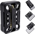 Magnetisk metall Fidget Slider uthulet mekanisk EDC skyteblokk Black