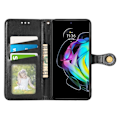Miniatyrbild 3 av 4: Mobilskal i Läder med Spänne, Enfärgat, för Motorola Edge 20[D] Black