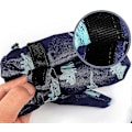 Miniatyrbild 4 av 5: Skidhandskar Vantar för Barn Anti-halk Snöhandskar Mönstrade Fleecefodrade Vantar Pojkar Flickor Barn Vinter Varma Vindtäta Handskar Blue dinosaur