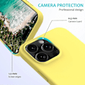 Pikkukuva 2 / 5: iPhone 16 Pro Max Kuori - Anti-Drop Nestemäinen Silikoni Pehmeä Vuori Takaosa GS