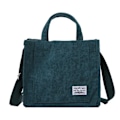 Miniatyrbild 4 av 4: Manchesterväskor Casual Dam Axelväska Retro Konst Canvas Crossbody Väskor för Kvinnor 2022 Bomull Dragkedja Handväskor Lyx Designer, 1st-grön GS
