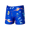Miniatyrbild 1 av 3: Barn Badbyxor Poolshorts Badbyxor Strandkläder Tecknad G Blue L