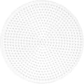 Hama - 221 - Hobbier - Midi Plade - Stor Rund, Hvid