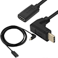 Miniatyrbild 2 av 5: USB C Hane Till Hona Förlängningssladd 10Gbps Dataöverföring för Mobiltelefon 1.8m