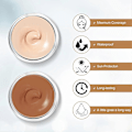 Miniatyrbild 5 av 5: Tatuering Täcka Över Smink Vattentätt, Tatuering Concealer Full Täckning, 2 Färger Naturlig Tatuering Smink Täcka Kroppssmink för Ärr, Mörka Fläckar, S GS 2PCS