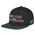 Miniatyrbilde 1 av 3: Ny Motetrend Hip Hop Menn's Broderte Trykte Baseball Caps Nysj Fire Sesonger Solskjerm Høy kvalitet Høy Kant Hatt Svart 1 stykke