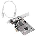 Miniatyrbillede 1 af 5: PCI Express X1 PCI-E FireWire 1394A IEEE1394 Controller Kort 3 Port til Desktop