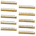 Miniatyrbild 1 av 5: 10 st Digital Prislapp 3D Metallhyllor Justerbar GBP Pris Fyrkantig Kit för Butiksdisplay Smycken