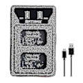 Miniatyrbild 4 av 4: Laddare 4X 2000Mah Np-Fw50 Np Fw50 Batteri + Led Usb Dubbel Laddare För Sony A6000 A6400 A6300 A6500 A-YuJia