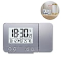 Miniatyrbild 2 av 4: Digital Projektionsväckarklocka för Sovrum, Stor Väckarklocka med Projektion på Tak med USB-Port, Batteribackup, 180-projektor, LED-Display