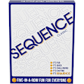 Miniatyrbild 1 av 3: SEQUENCE - Original SEQUENCE-spel med hopfällbar spelplan, kort och marker från Jax (förpackningen kan variera) Vit, 26,2 cm x 20,6 cm x 5,9 cm