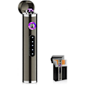Miniatyrbilde 1 av 5: Elektrisk lighter, USB-oppladbar lighter, lysbuelighter med strømpeker, flammefri lighter, vindtett bærbar lighter, morsdagsgave til meg