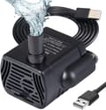Dränkbar Vattenpump, Akvariepump Justerbar 200L/H 3W