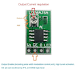 Miniatyrbillede 4 af 5: 5 stk 30-1500MA Justerbar Konstant Strøm LED Driver DC 3.3V 3.7V 4.2V 5V PWM Kontrolkort Buck P