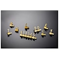 Miniatyrbild 5 av 5: 10 st Digital Prislapp 3D Metallhyllor Justerbar GBP Pris Fyrkantig Kit för Butiksdisplay Smycken