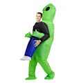 Miniatyrbillede 1 af 2: 1 Pak Halloween Party Event Udendørs Sjov Team Building Party Show Alien Oppustelig Kostume