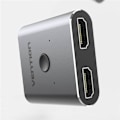 Miniatyrbillede 5 af 5: -Kompatibel En-Til-To 2.0 Switch To-I-En Ud Set-Top Boks 4K 60Hz Tv Computer HD Kabel, Sort