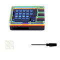 Miniatyrbillede 1 af 5: For 5 Kabinet Transparent Regnbue Beskyttende Etui GPIO PCIe