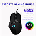 Miniatyrbillede 3 af 4: G502 Hero Højtydende Ledningsført Gaming Mus, Hero 25k Sensor, 25.600 DPI, RGB, Justerbar Vægt, 11 Programmerbare Knapper, Indbygget Hukommelse, PC/Mac