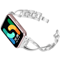 Miniatyrbillede 1 af 4: Passer til Galaxy Fit3 diamantrem SM-R390 zinklegering metal rustfrit stål ny rem