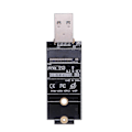 Miniatyrbillede 5 af 5: NVME Kabinet Kabinet SSD NVME til USB Adapter M.2 NVMe Boks 10Gbps USB3.1 Type-A PCIe M2 SSD Kabinet Encl
