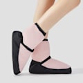 Miniatyrbillede 3 af 5: 1 Par Ballet Varme Sko Stilfulde Holdbare Professionelle Polyester Bomulds Dansesko til Vinter, S