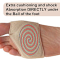 Miniatyrbild 2 av 4: Metatarsal Gel Protector Cushion Pads - Lindra smärta i trampdynan - Metatarsal Pads - Metatarsalgia Insoles-mxbc