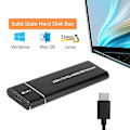 Pikkukuva 4 / 5: m.2 -kiintolevypesä tukee NVMe+NGFF-protokolla SSD-levyjä USB3.1-liitännällä, metallinen tyyppi-c nopea ulkoinen SSD-levy