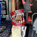 Miniatyrbild 2 av 4: Tandprotesbitthållare Tandmodelldesign Rymmer 28 Bits För Drivborr Adapterverktyg med bits