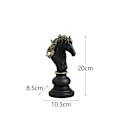 Miniatyrbilde 1 av 3: Nordisk Harpiks Sjakkbrikke Skulptur Ornamenter Statue Hjem Kunst Dekorasjon