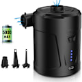 Miniatyrbilde 4 av 6: 5200mAh oppladbar bærbar mini luftpumpe/deflasjonspumpe, egnet for utendørs camping, oppblåsbare matter, oppblåsbare senger, svømmebasseng