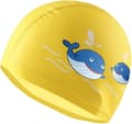 Badehette for barn - 3-10 år gamle kvinner gutter jenter stoff PU materiale hatt