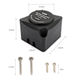 Miniatyrbild 2 av 5: 12VVSR automatisk laddningsbrytare, smart bil dubbelbatteriisolator, båtisolator