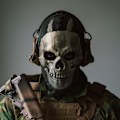 Miniatyrbilde 1 av 2: Call of Duty Ghosts Hodeskallemaske Unisex For Venner av Soda Games