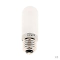 Miniatyrbild 1 av 5: 2x Jdd Typ 250w 220-240v E27 Frostat Halogenlampa Modellampa Rör