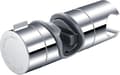 Justerbar ABS-erstatningsholder for hånddusjskinne, 19-25 mm, krombelagt